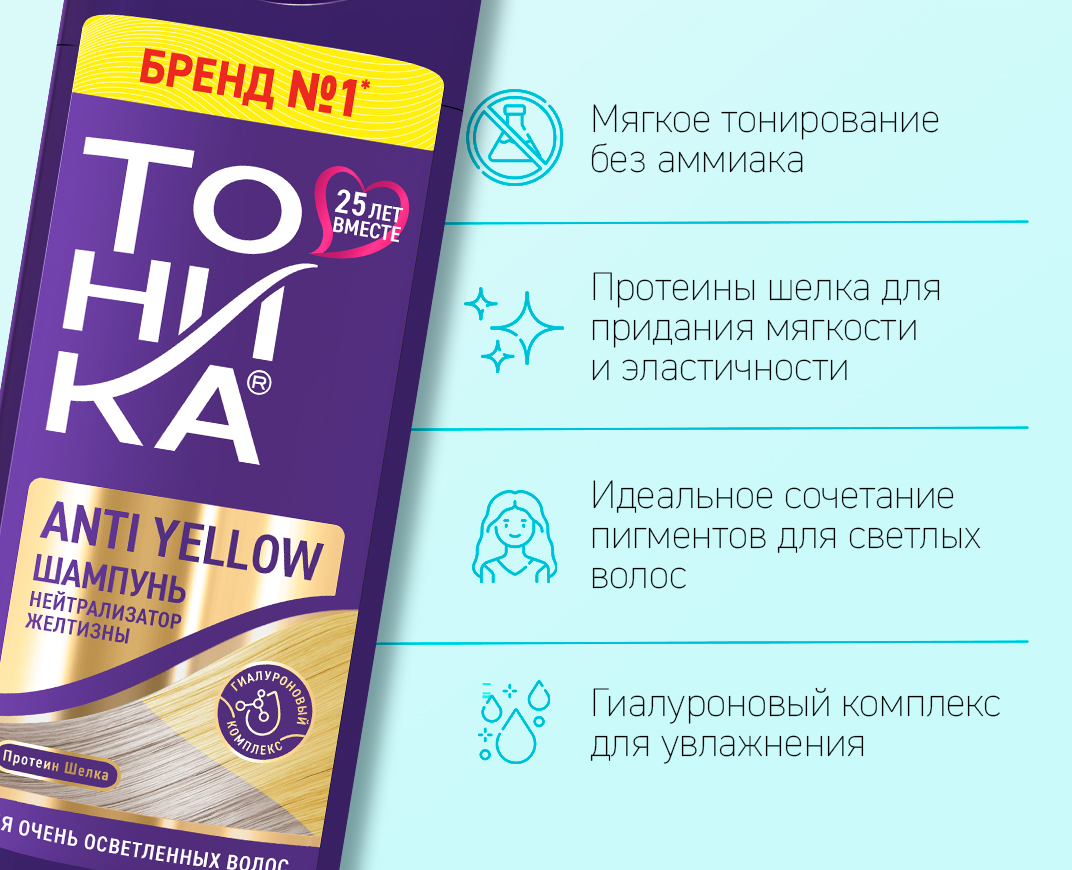 Шампунь Нейтрализатор желтизны